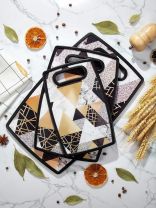 Доска разделочная пластик, 23х37, 20х30, 25х16 см, 3 шт, в ассортименте, прямоугольная, Y4-8681