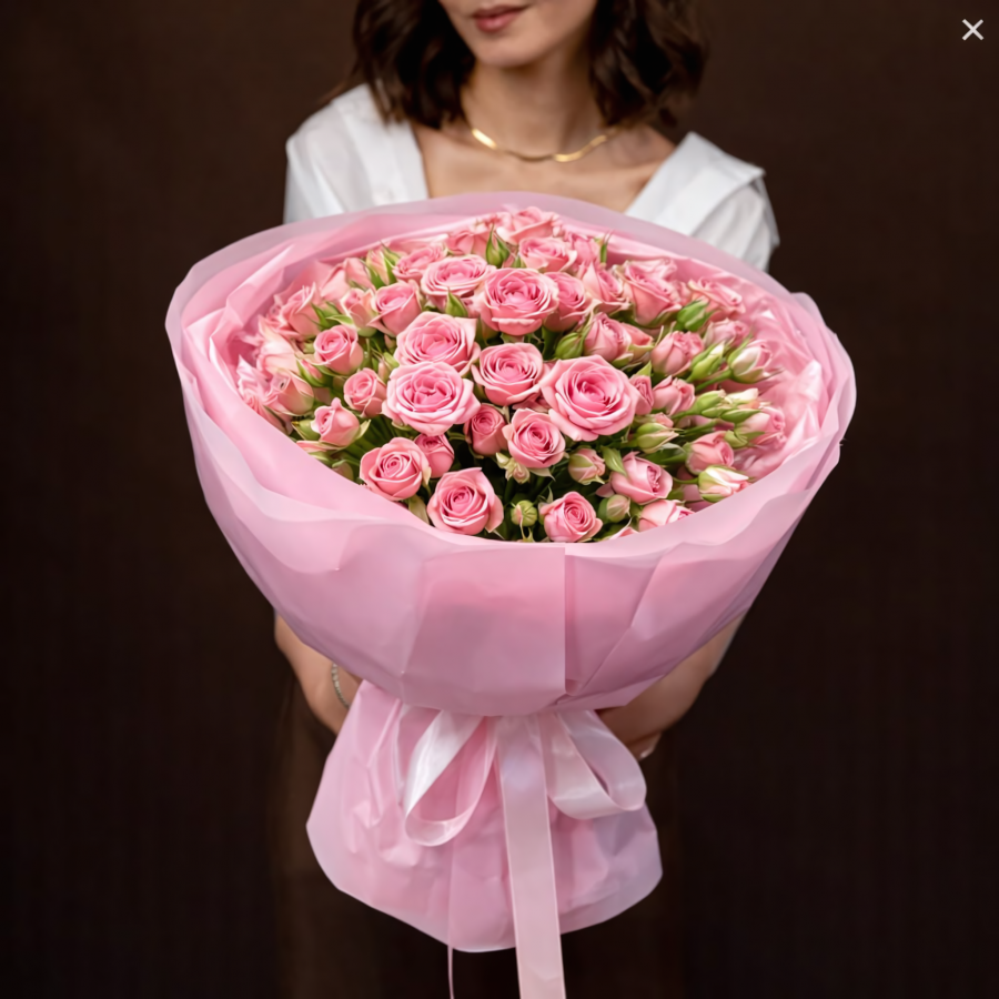 Букет из 11 кустовой розы