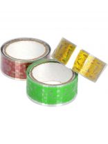 Набор клейких лент для декорирования яиц, ПВХ, 100х1.8 см, навеска, 3 шт, Marmiton, 17383