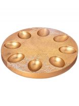 Подставка для яйца, полистоун, круглая, 23х2х23 см, 8 яиц, Lefard, 146-1816