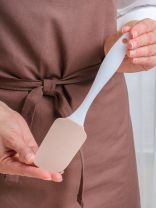 Лопатка кулинарная, силикон, нейлон, 23 см, навеска, Daniks, Безе, Y4-9597