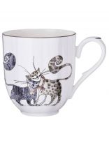 Кружка фарфор, 450 мл, Котики, Lefard, 264-863