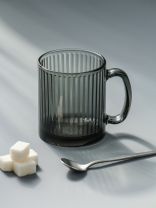 Кружка стекло, 320 мл, Чайная Вертикаль, ОСЗ, 24с2394, графит