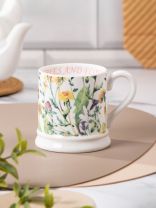 Кружка керамика, 370 мл, Луговые цветы, Y4-9005, в ассортименте