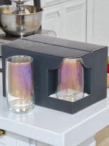 Стакан 330 мл, стекло, 6 шт, Glasstar, Радуга, лиловая дымка, RNLD_9369_3