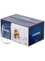 Стакан 400 мл, стекло, 6 шт, Luminarc, Габи, высокий, Q0085
