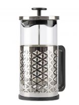 Френч-пресс 1 л, стекло, Barouge, Traditional choice, серебро, BF-705