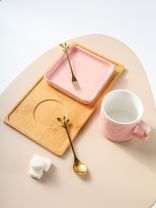 Чайная пара керамика, 4 предмета, на 1 персону, 230 мл, Звездная река, B010417, в ассортименте