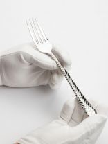 Вилка нержавеющая сталь, 3 предмета, столовая, Daniks, Plait