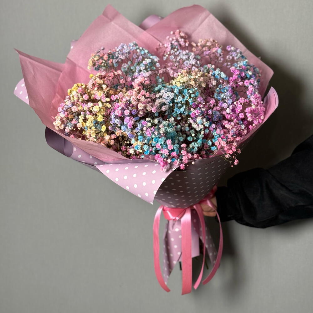 Букет из гипсофилы размер S