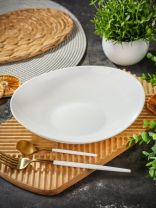 Тарелка десертная, стеклокерамика, 22.8 см, овальная, Модерн, Daniks, NOSP90W