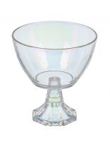 Ваза для фруктов, стекло, на ножке, 1300 мл, 19 см, Glasstar, Лиловая дымка, RNLD_1329B_0, лиловая дымка