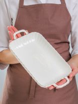 Ваза для фруктов, фарфор, 30.5 см, с ручками, Bonjart, Золотая линия, ТМ Глория, 202494