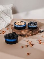 Менажница для сервировки, керамика, 20х1.5 см, 3 секции, 4 предмета, деревянная подставка, Apollo, Breeze, BRZ-05