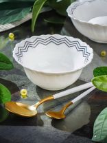 Салатник стеклокерамика, круглый, 13х5.5 см, 0.28 л, Вэнсдей, Daniks, BY13LTW50