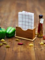 Салфетница бамбук, 15.6х6.1х9.2 см, Катунь, №1, КТ-СА-01