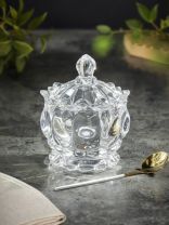 Сахарница 180 мл, стекло, 9х11 см, Самоцветы, Y6-10335/Y4-9196