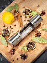 Мельница для специй серебристая, Y4-7169