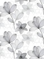 Клеенка Silvano, Декор, 0.6х20 м, силикон, 0.8 мм, RFT-866C