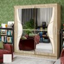 Шкаф-купе Элегант №1 1,5 м Сандал Светлый