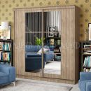 Шкаф-купе Элегант №3 1,7 м Ясень шимо тёмный