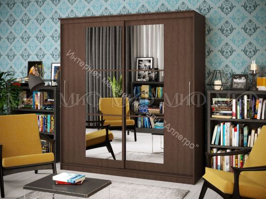 Шкаф-купе Элегант №3 1,7 м Венге