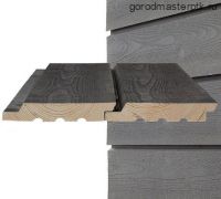 Скандинавская фасадная доска UYW 20х145х6000 мм, сухая тонкопиленная, хвоя, сорт АВ (S=0.81 м2), ворсистая