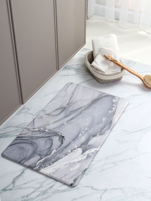 Коврик для ванной, 0.44х0.76 м, ПВХ, Y4-9961, мрамор