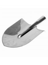 Лопата штыковая ЛКО, нержавеющая сталь, 1.5х210х270х380 мм, ПП, остроконечная
