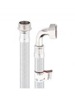 Подводка для насоса, сталь, 1", г-ш, угловая, ProFactor, 1 м, PF WFH 529.100A