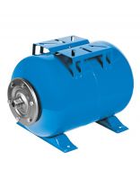 Гидроаккумулятор для насоса 1 '', 24 л, горизонтальный, сталь, синий, Unipump, 58447
