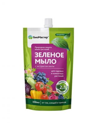 Инсектицид Зеленое мыло, 350 мл, с пихтовым экстрактом, БиоМастер