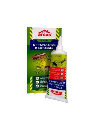 Инсектицид от тараканов, муравьев, универсальный, гель, 75 мл, туба, Argus