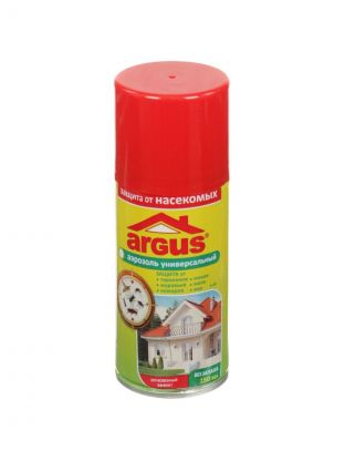 Инсектицид от мух, мошек, моли, тараканов, муравьев, универсальный, аэрозоль, 150 мл, Argus