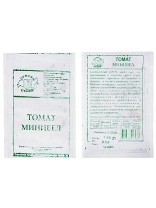 Семена Томат, Минибел, 0.1 г, белая упаковка, Седек
