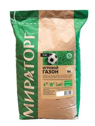 Семена Газон, Игровой, 5 кг, мешок, Мираторг