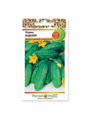 Семена Огурец, Водолей, 1 г, цветная упаковка, Русский огород