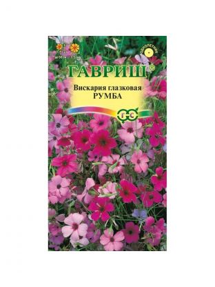 Семена Цветы, Вискария, Лихнис альпийский Румба, 0.05 г, цветная упаковка, Гавриш