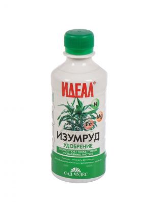 Удобрение Идеал Изумруд, для комнатных и садовых растений, органоминеральное, жидкость, 250 мл, Сад чудес