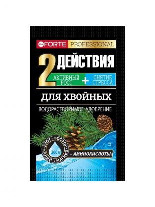 Удобрение для хвойных, минеральное, порошок, 100 г, Bona Forte