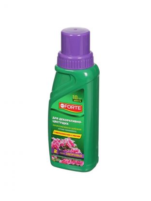 Удобрение Здоровье, для декоративно-цветущих растений, минеральное, жидкость, 285 мл, Bona Forte