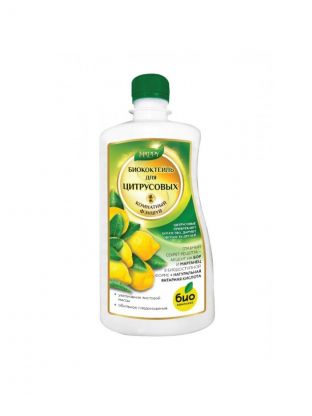 Удобрение Happy, биококтейль для цитрусовых, органоминеральное, жидкость, 500 мл, Био-комплекс