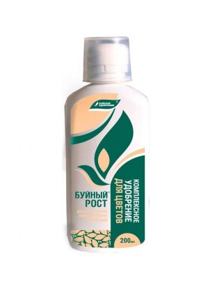 Удобрение Буйный рост, для цветов, 200 мл, БХЗ