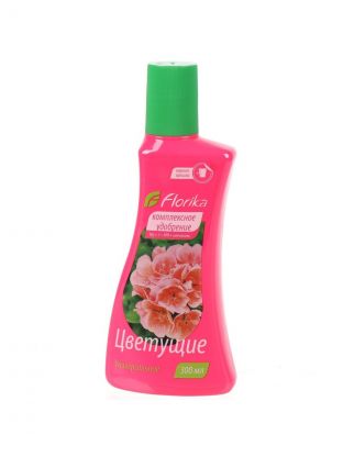 Удобрение Флорика, для цветущих растений, минеральное, жидкость, 300 мл, Лама Торф