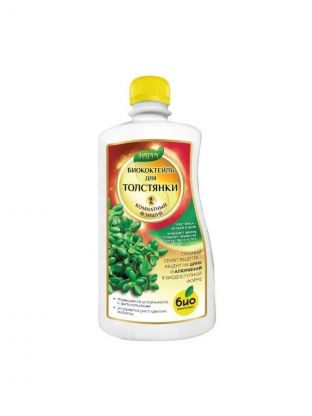 Удобрение Happy, биококтейль для толстянки, минеральное, жидкость, 500 мл, Био-комплекс