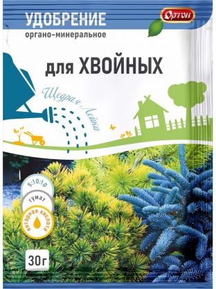 Удобрение Тукосмесь, для хвойных культур, органоминеральное, 30 г, Ортон