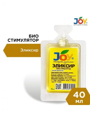 Удобрение Биостимулятор Эликсир, монодоза, 40 мл, Joy