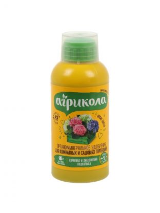 Удобрение Аква, для комнатных и садовых гортензий, жидкость, 250 мл, Агрикола