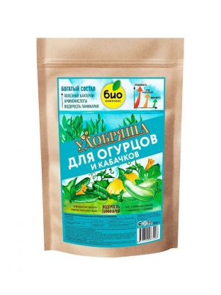 Удобрение Удобряша, для огурцов и кабачков, органическое, гранулы, 900 г, Био-комплекс