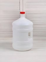 Канистра-бутыль пластик, 20 л, круглая, с ручкой, в ассортименте, М267, Альтернатива